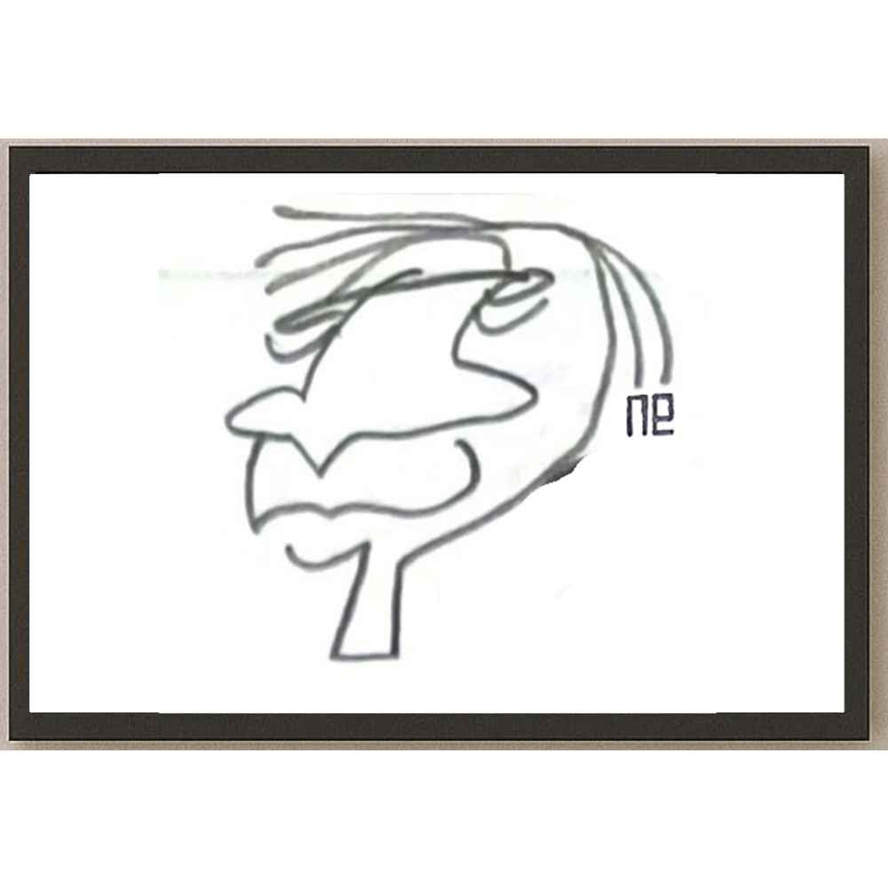 Nezih Danyal Tipler Kişiye Özel Sertifikalı Sınırlı Fine Art Karikatür Baskı NTP00404