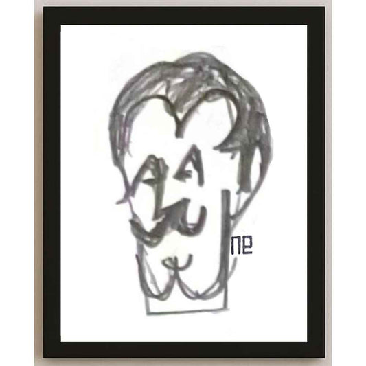 Nezih Danyal Tipler Kişiye Özel Sertifikalı Sınırlı Fine Art Karikatür Baskı NTP00408