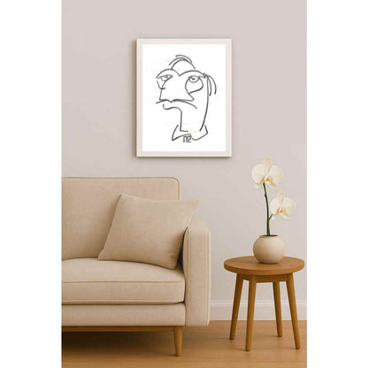Nezih Danyal Tipler Kişiye Özel Sertifikalı Sınırlı Fine Art Karikatür Baskı NTP00414