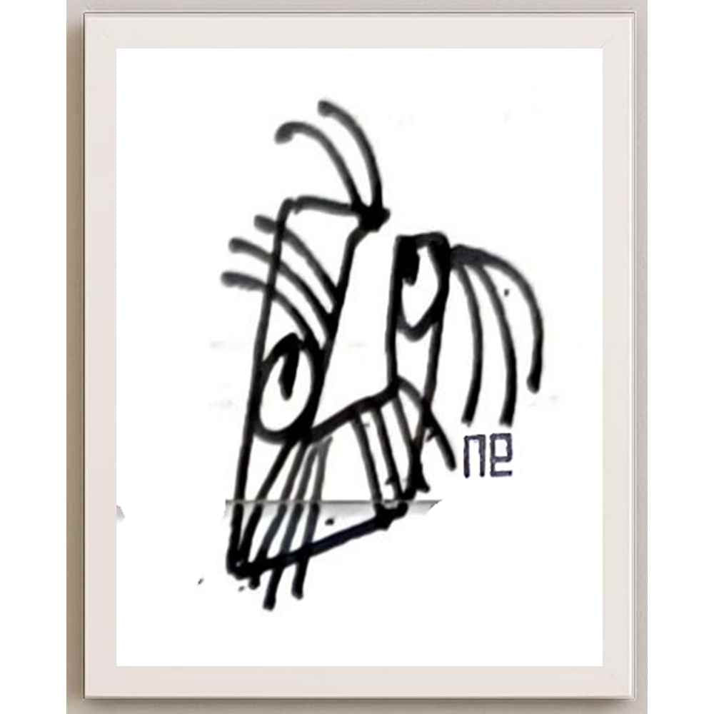 Nezih Danyal Tipler Kişiye Özel Sertifikalı Sınırlı Fine Art Karikatür Baskı NTP00415