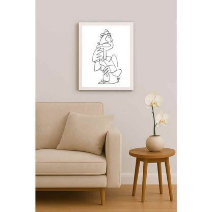 Nezih Danyal Tipler Kişiye Özel Sertifikalı Sınırlı Fine Art Karikatür Baskı NTP00416