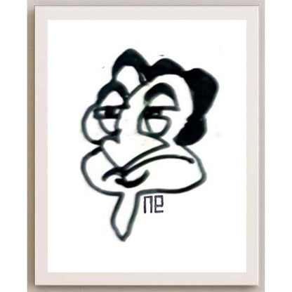 Nezih Danyal Tipler Kişiye Özel Sertifikalı Sınırlı Fine Art Karikatür Baskı NTP00419