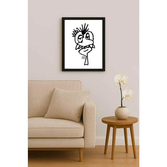 Nezih Danyal Tipler Kişiye Özel Sertifikalı Sınırlı Fine Art Karikatür Baskı NTP00421
