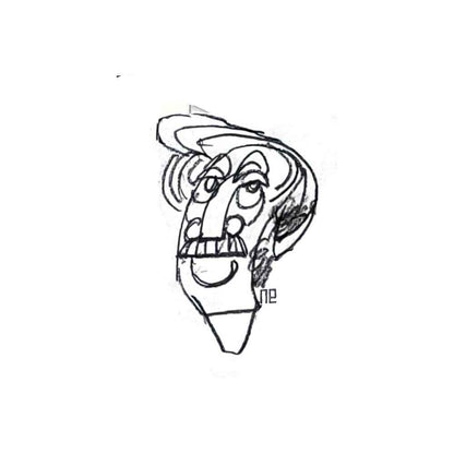 Nezih Danyal Tipler Kişiye Özel Sertifikalı Sınırlı Fine Art Karikatür Baskı NTP00426