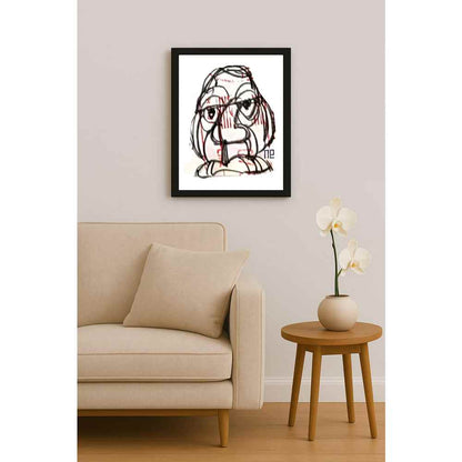 Nezih Danyal Tipler Kişiye Özel Sertifikalı Sınırlı Fine Art Karikatür Baskı NTP00428