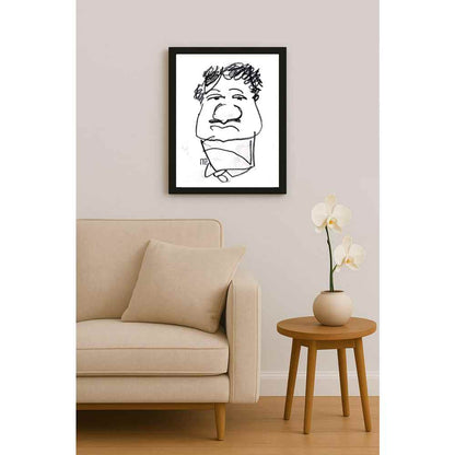 Nezih Danyal Tipler Kişiye Özel Sertifikalı Sınırlı Fine Art Karikatür Baskı NTP00429