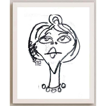 Nezih Danyal Tipler Kişiye Özel Sertifikalı Sınırlı Fine Art Karikatür Baskı NTP00430