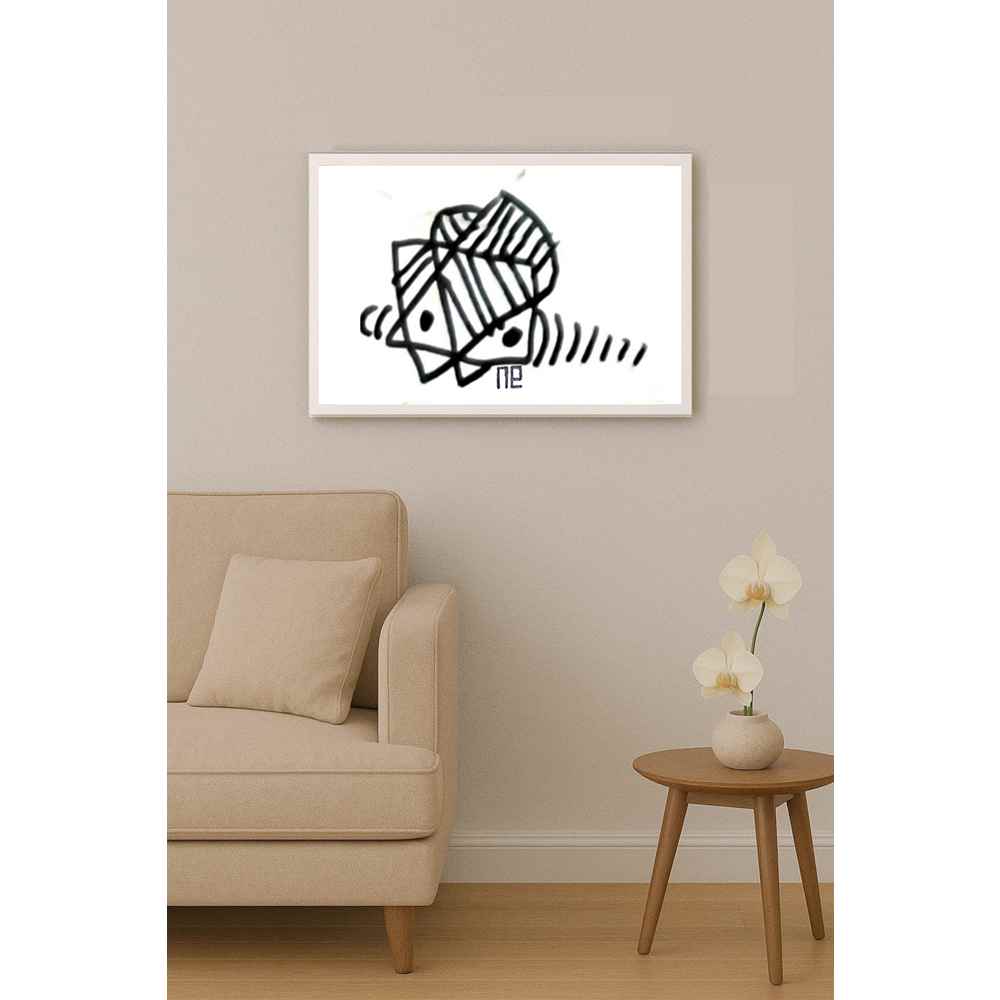 Nezih Danyal Tipler Kişiye Özel Sertifikalı Sınırlı Fine Art Karikatür Baskı NTP00432