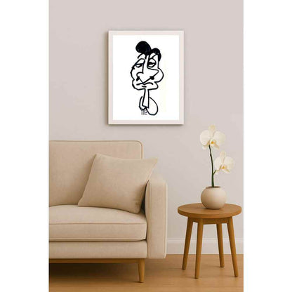 Nezih Danyal Tipler Kişiye Özel Sertifikalı Sınırlı Fine Art Karikatür Baskı NTP00436