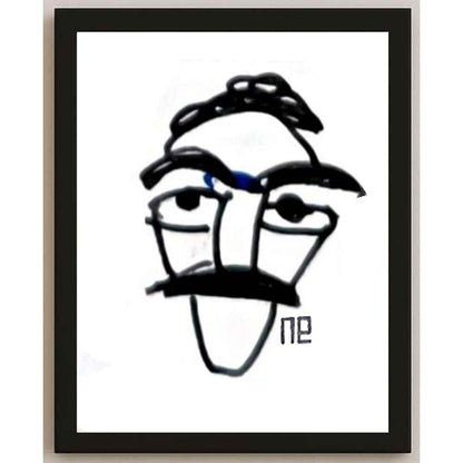 Nezih Danyal Tipler Kişiye Özel Sertifikalı Sınırlı Fine Art Karikatür Baskı NTP00438