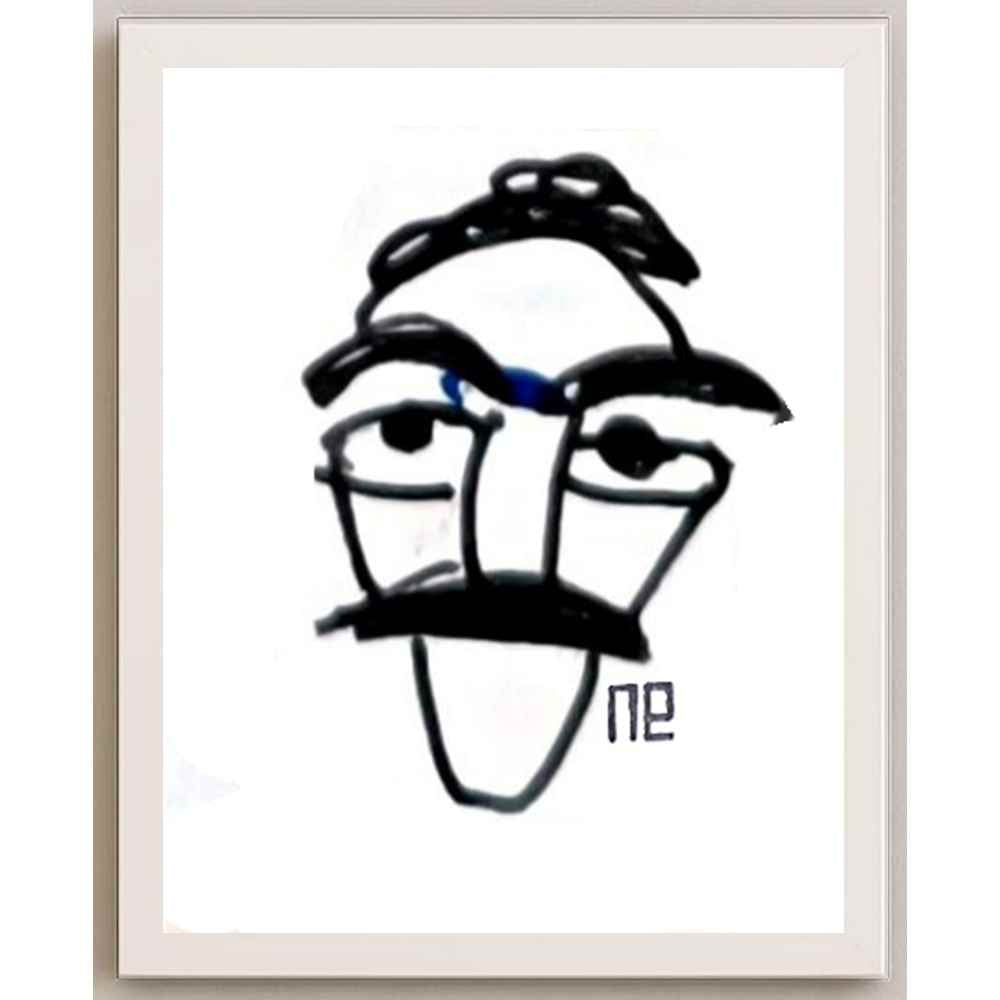 Nezih Danyal Tipler Kişiye Özel Sertifikalı Sınırlı Fine Art Karikatür Baskı NTP00438