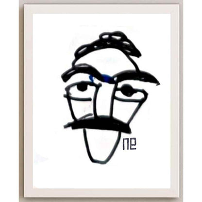 Nezih Danyal Tipler Kişiye Özel Sertifikalı Sınırlı Fine Art Karikatür Baskı NTP00438