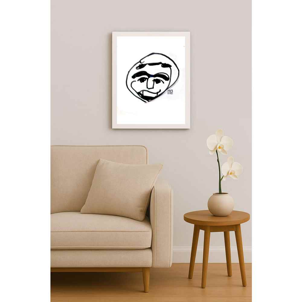 Nezih Danyal Tipler Kişiye Özel Sertifikalı Sınırlı Fine Art Karikatür Baskı NTP00439