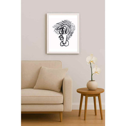 Nezih Danyal Tipler Kişiye Özel Sertifikalı Sınırlı Fine Art Karikatür Baskı NTP00440
