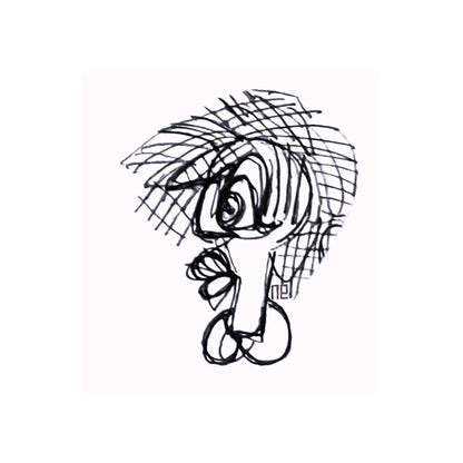 Nezih Danyal Tipler Kişiye Özel Sertifikalı Sınırlı Fine Art Karikatür Baskı NTP00440