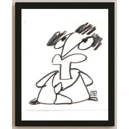 Nezih Danyal Tipler Kişiye Özel Sertifikalı Sınırlı Fine Art Karikatür Baskı NTP00441