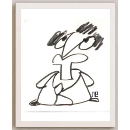 Nezih Danyal Tipler Kişiye Özel Sertifikalı Sınırlı Fine Art Karikatür Baskı NTP00441