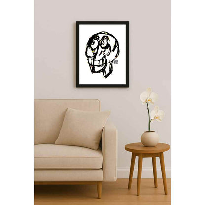 Nezih Danyal Tipler Kişiye Özel Sertifikalı Sınırlı Fine Art Karikatür Baskı NTP00450