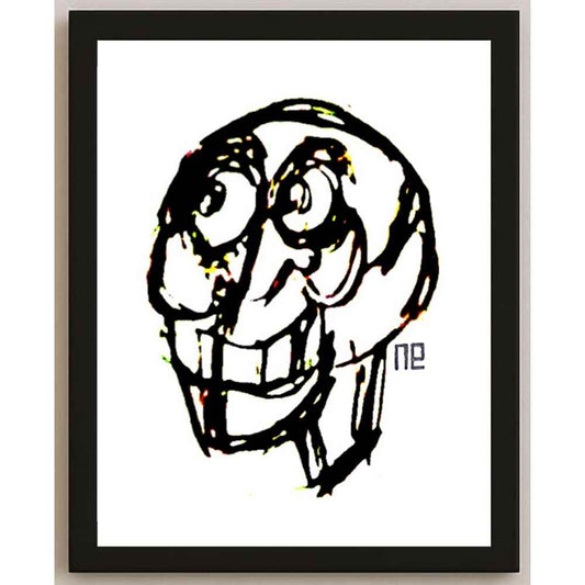 Nezih Danyal Tipler Kişiye Özel Sertifikalı Sınırlı Fine Art Karikatür Baskı NTP00450