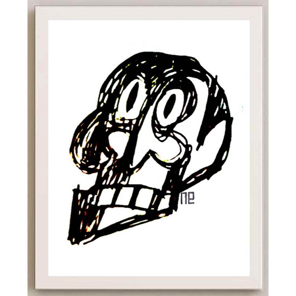 Nezih Danyal Tipler Kişiye Özel Sertifikalı Sınırlı Fine Art Karikatür Baskı NTP00452
