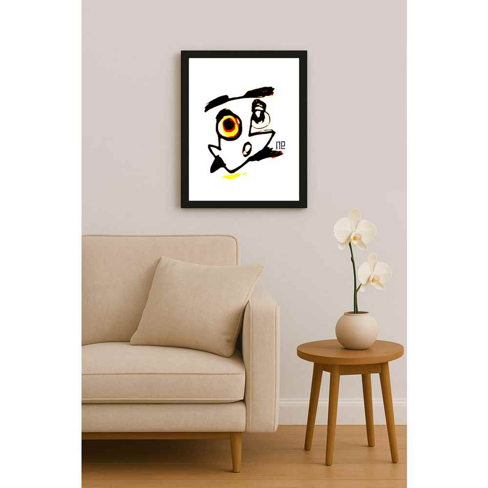 Nezih Danyal Tipler Kişiye Özel Sertifikalı Sınırlı Fine Art Karikatür Baskı NTP00459