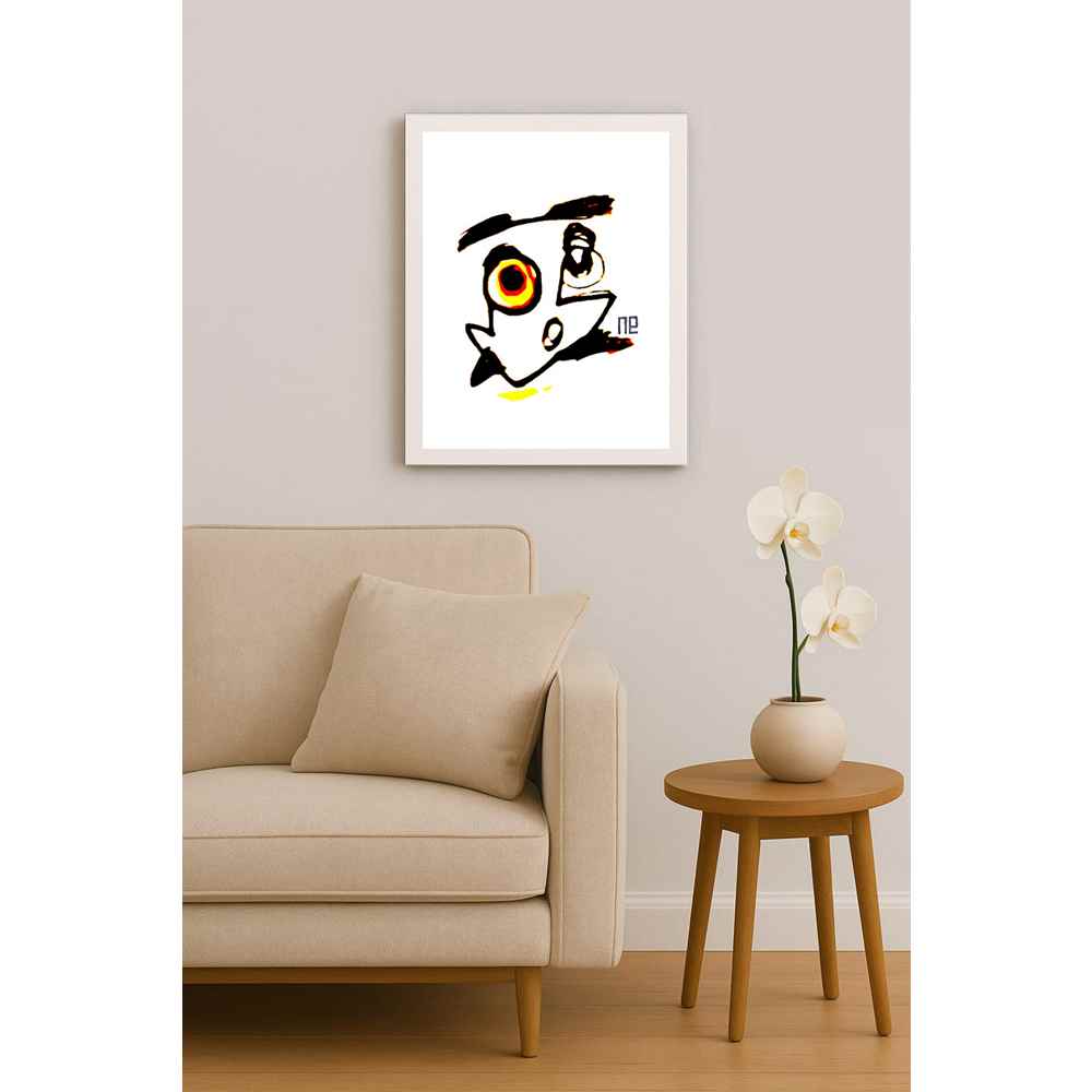 Nezih Danyal Tipler Kişiye Özel Sertifikalı Sınırlı Fine Art Karikatür Baskı NTP00459