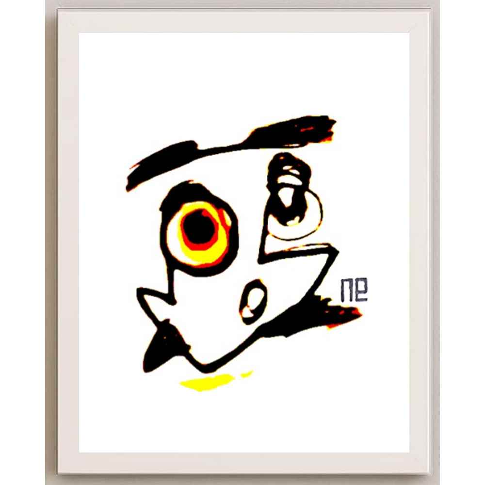 Nezih Danyal Tipler Kişiye Özel Sertifikalı Sınırlı Fine Art Karikatür Baskı NTP00459