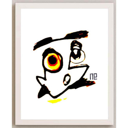 Nezih Danyal Tipler Kişiye Özel Sertifikalı Sınırlı Fine Art Karikatür Baskı NTP00459