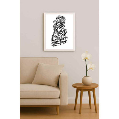 Nezih Danyal Tipler Kişiye Özel Sertifikalı Sınırlı Fine Art Karikatür Baskı NTP00460