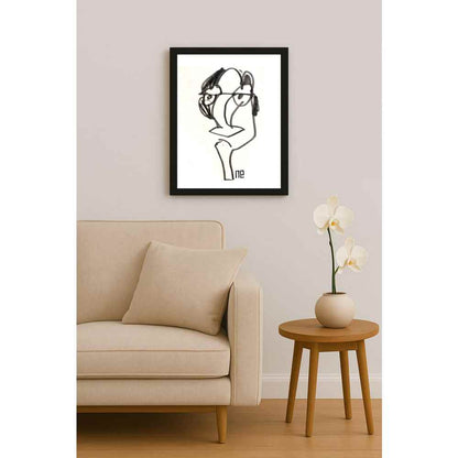 Nezih Danyal Tipler Kişiye Özel Sertifikalı Sınırlı Fine Art Karikatür Baskı NTP00478