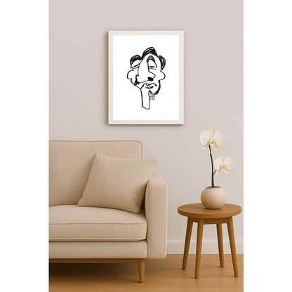 Nezih Danyal Tipler Kişiye Özel Sertifikalı Sınırlı Fine Art Karikatür Baskı NTP00492