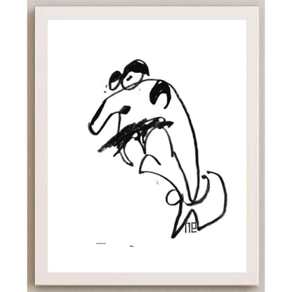 Nezih Danyal Tipler Kişiye Özel Sertifikalı Sınırlı Fine Art Karikatür Baskı NTP00493