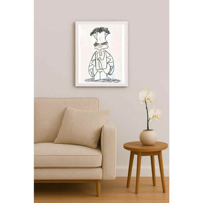 Nezih Danyal Tipler Kişiye Özel Sertifikalı Sınırlı Fine Art Karikatür Baskı NTP00495