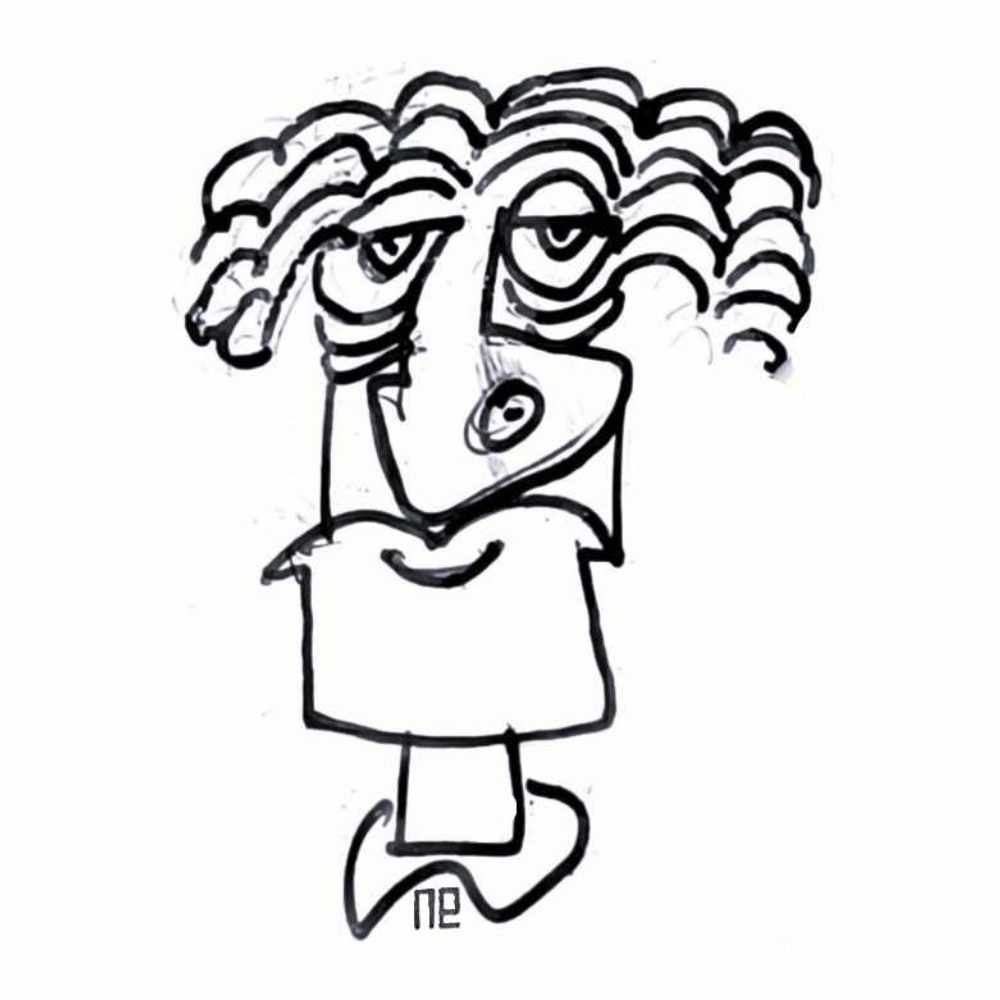 Nezih Danyal Tipler Kişiye Özel Sertifikalı Sınırlı Fine Art Karikatür Baskı NTP01015