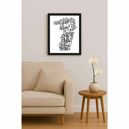 Nezih Danyal Tipler Kişiye Özel Sertifikalı Sınırlı Fine Art Karikatür Baskı NTP01038