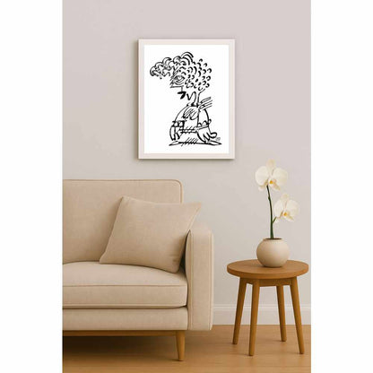 Nezih Danyal Tipler Kişiye Özel Sertifikalı Sınırlı Fine Art Karikatür Baskı NTP01137