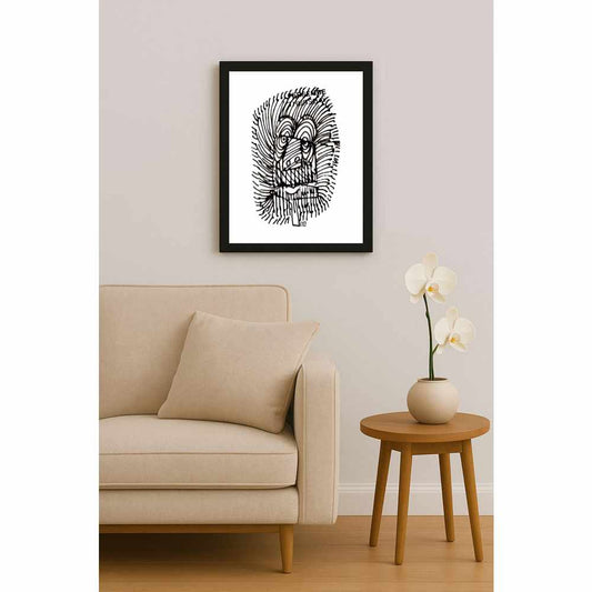 Nezih Danyal Tipler Kişiye Özel Sertifikalı Sınırlı Fine Art Karikatür Baskı NTP01238