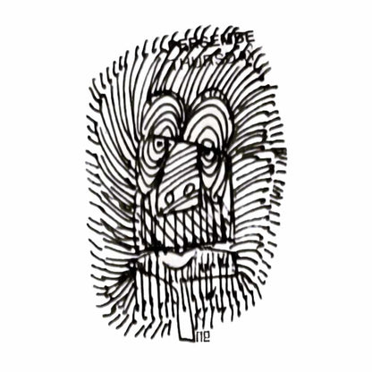 Nezih Danyal Tipler Kişiye Özel Sertifikalı Sınırlı Fine Art Karikatür Baskı NTP01238